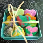 قلوب الألوان Crayon المذابة