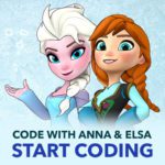 Anna and Elsa disney Hour of code