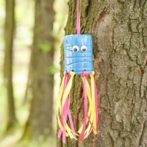 زجاجة الرياح الملونة